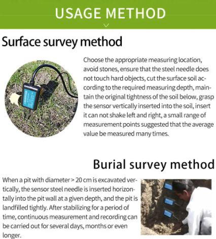Lora/RS485/4-20mA Soil NPK sensor Soil nutrient sensor 7