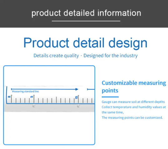 Soil detector, soil moisture monitoring, soil probe 6