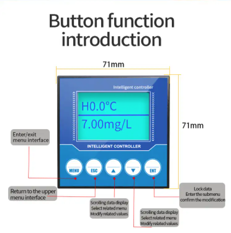 Water Quality Dissolved Oxygen Analyzer Dissolved oxygen monitor Dissolved Oxygen 6