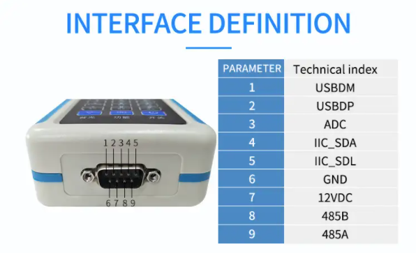 Portable Water Quality Monitor Water Quality Tester Water Quality Parameter Quick Tester Large screen display 5