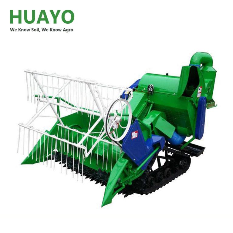 Crawler wheel Rice Harvester