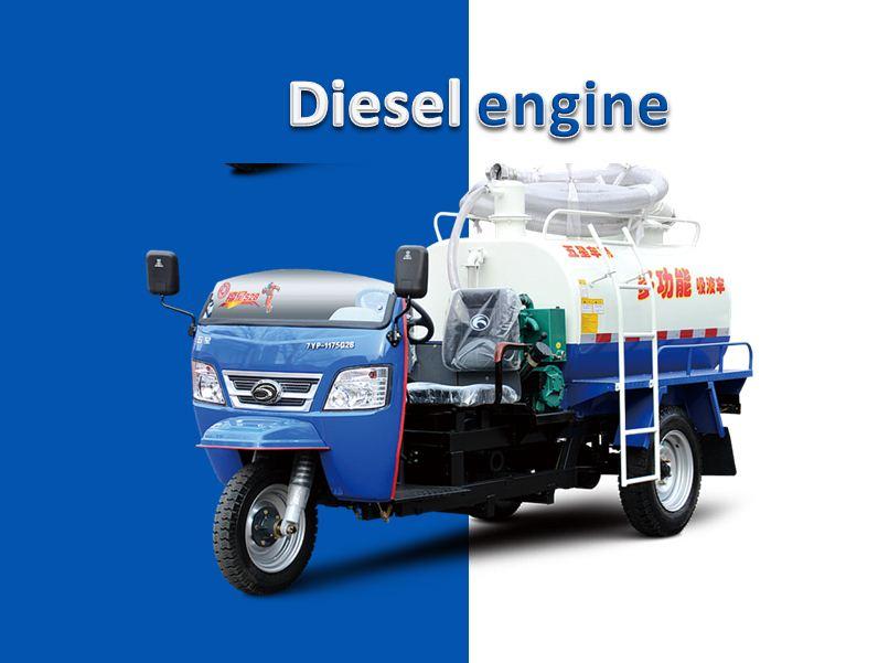 Diesel tricycle-garbage industry application