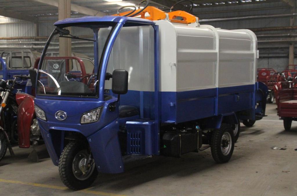 multi function weichai lovol dumper garbage collection tricycle