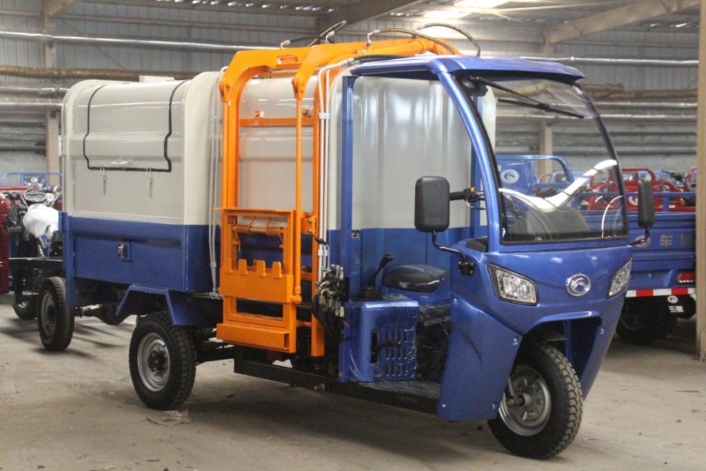 multi function weichai lovol dumper garbage collection tricycle