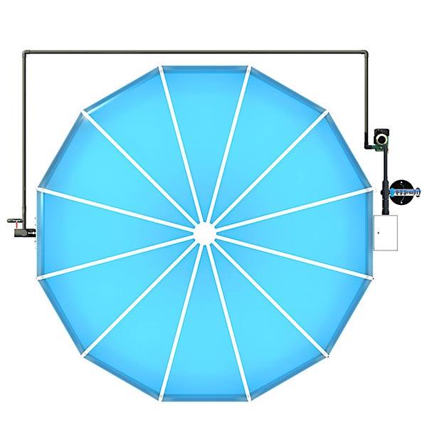 Portable assembly biogas system-15m3