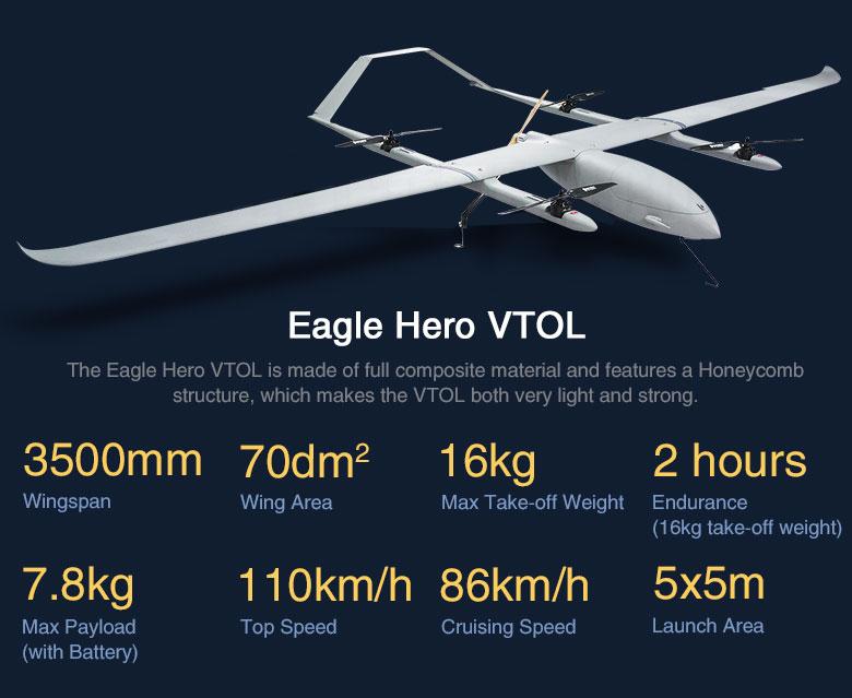 FLY-350 flying wing VTOL