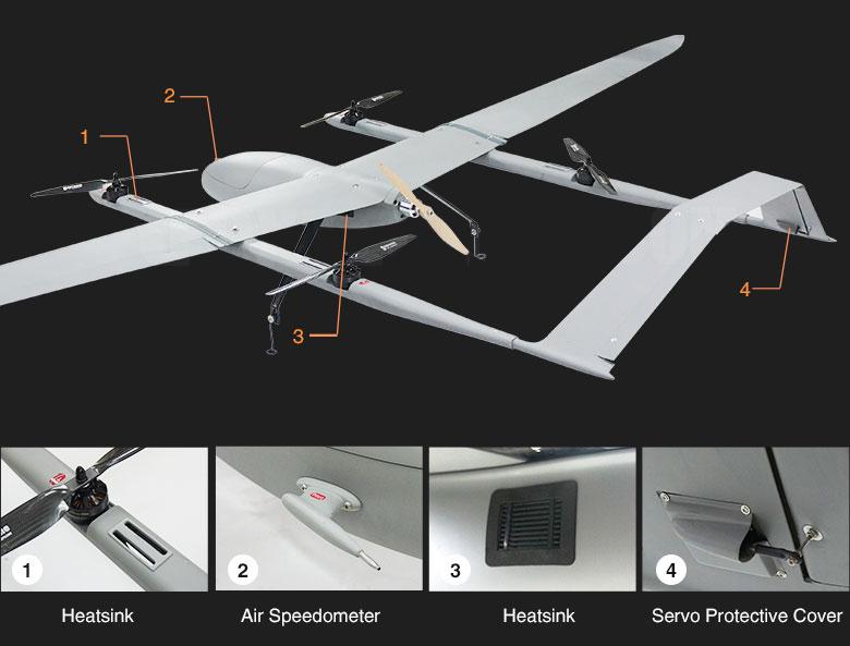 FLY-350 flying wing VTOL