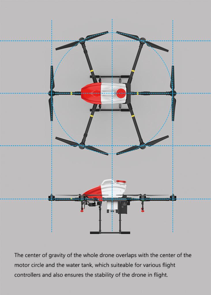 FDFC20 6 Axis 20L Agricultural Drone Frame