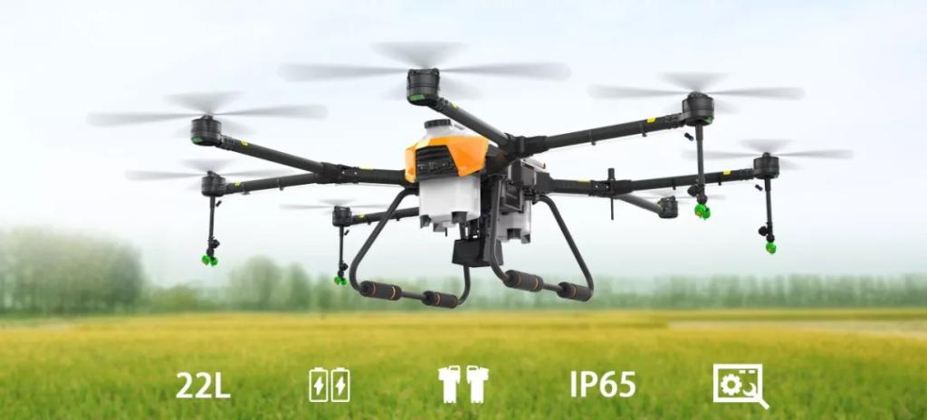 8 roter 22L drone sprayer