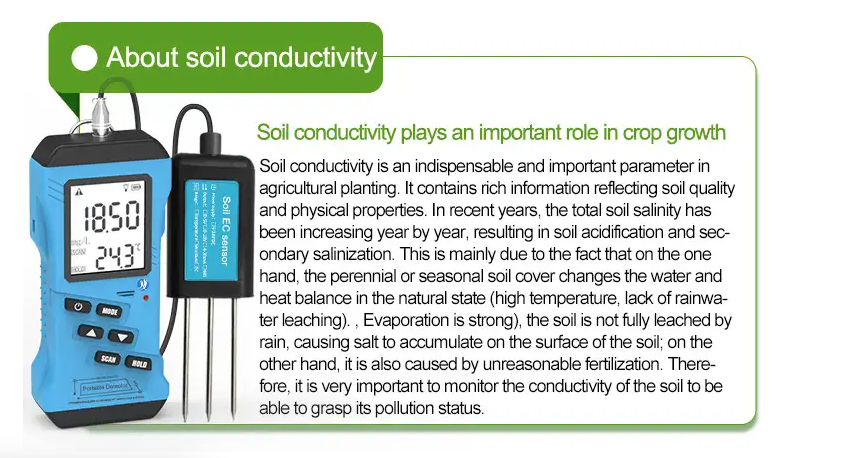 Economic Version Soil PH EC NPK EC Temperature and Moisture Monitoring Sensor with Handheld Platform