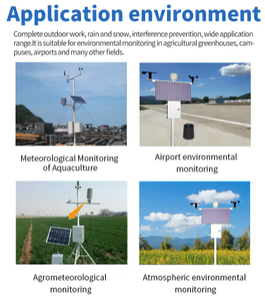 Automatic weather station Weather instrument meteorological station For school agriculture outdoor