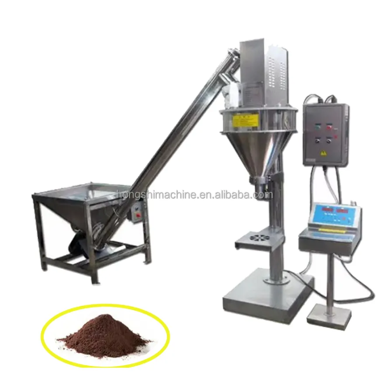 Semi Automatic Servo Motor Auger Dry Powder Quantitative Packaging Filling 3