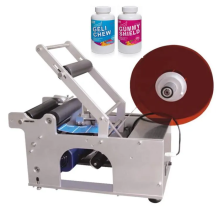 Automatic wine/cosmetic/medicine bottle label sticking machine