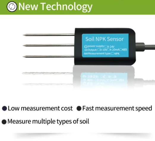 Soil nitrogen and phosphorus potassium NPK sensor high accuracy superior quality favorable price 3