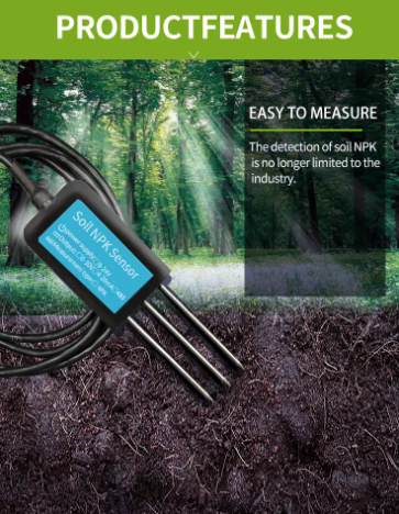Soil nitrogen and phosphorus potassium NPK sensor high accuracy superior quality favorable price 5