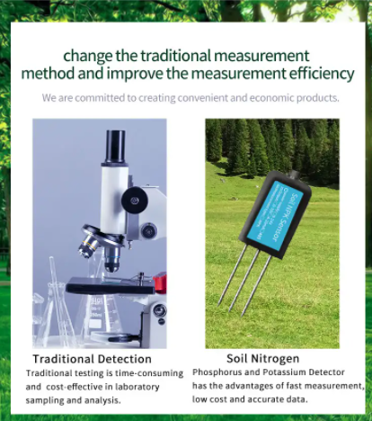 Lora/RS485/4-20mA Soil NPK sensor Soil nutrient sensor 6