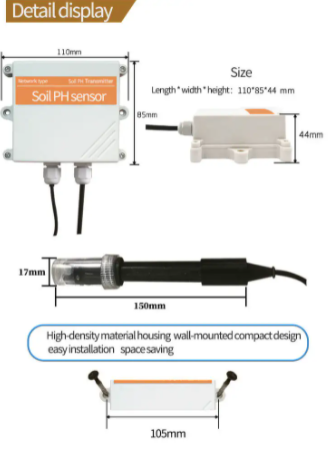 GPRS/4G/NB soil PH sensor/soil ph meter Soil pH measuring equipment 2