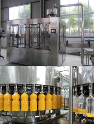 Liquid juice milk bottle packing machine